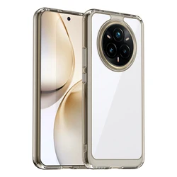 Vibrant Transparent TPU Protective Phone Case - Clear Cover for Realme 14 Pro 5G (GRAY)
