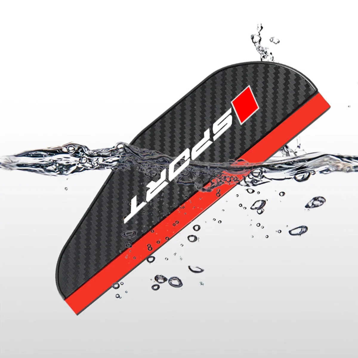 Car Rearview Mirror Rain Eyebrow Carbon Fiber Mirror Rain Snow Blocker Sun Visor 2Pcs For Audi BMW Mercedes Benz VW Toyota Honda car rearview mirror visor rearview mirror visor rearview mirror rain shield rearview mirror rain eyebrow rearview mirror rain guard
