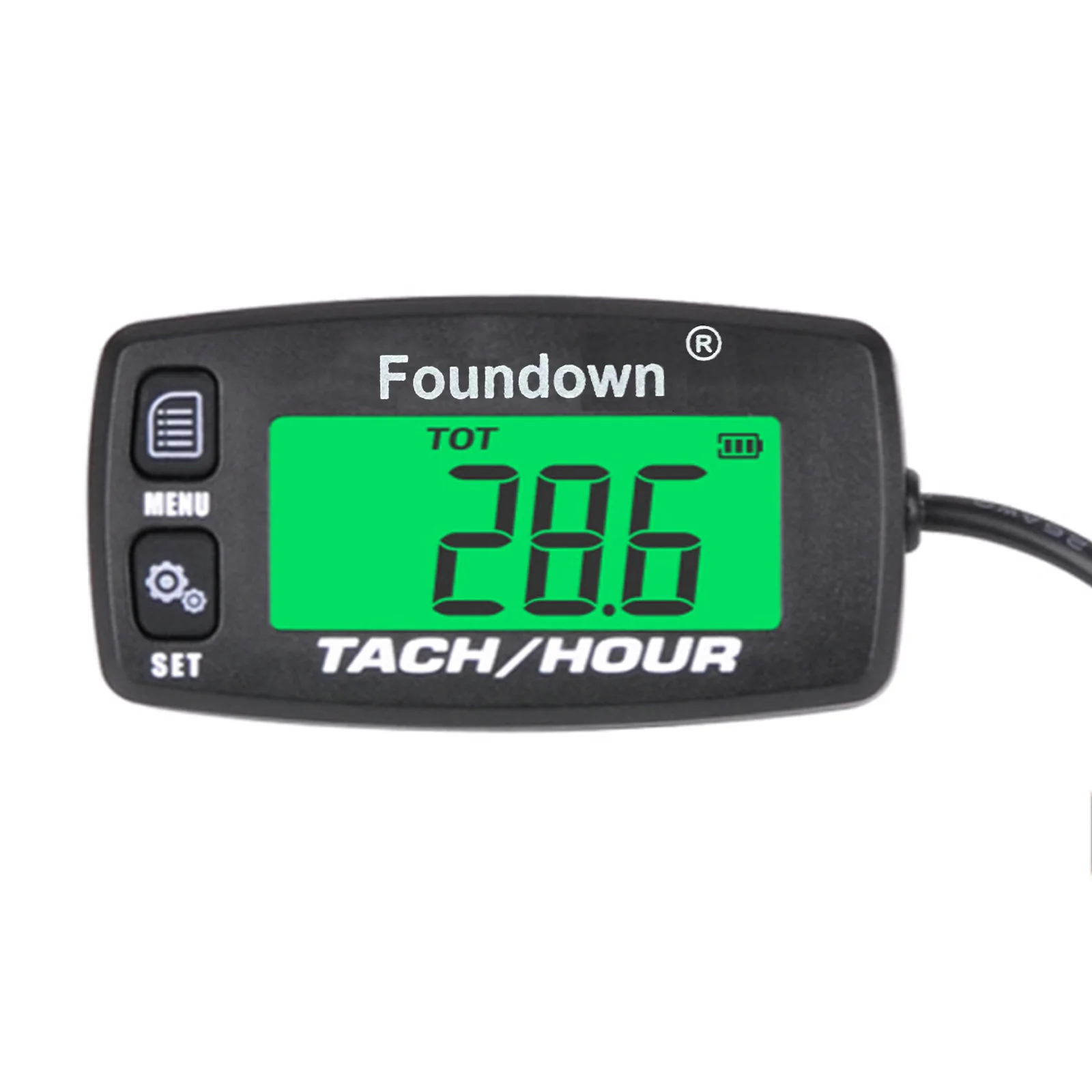 Small Engine Tachometer RPM Measurement Digital Hour Meter Monitoring Engine Hours for Ultralight Aircraft Chainsaw Motorcycle engine tachometer hour meter