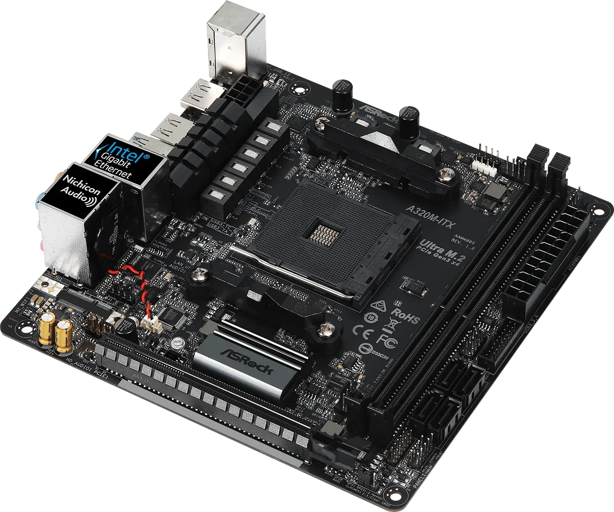 A320 A320M-ITX MINI ITX Motherboard ASRock A320M-ITX Socket AM4