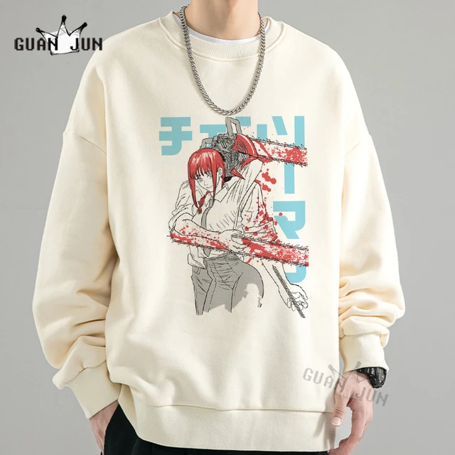 Chainsaw Man Denji Cosplay Long Sleeve Sweaters Hoodie Men Woman Coat Tops