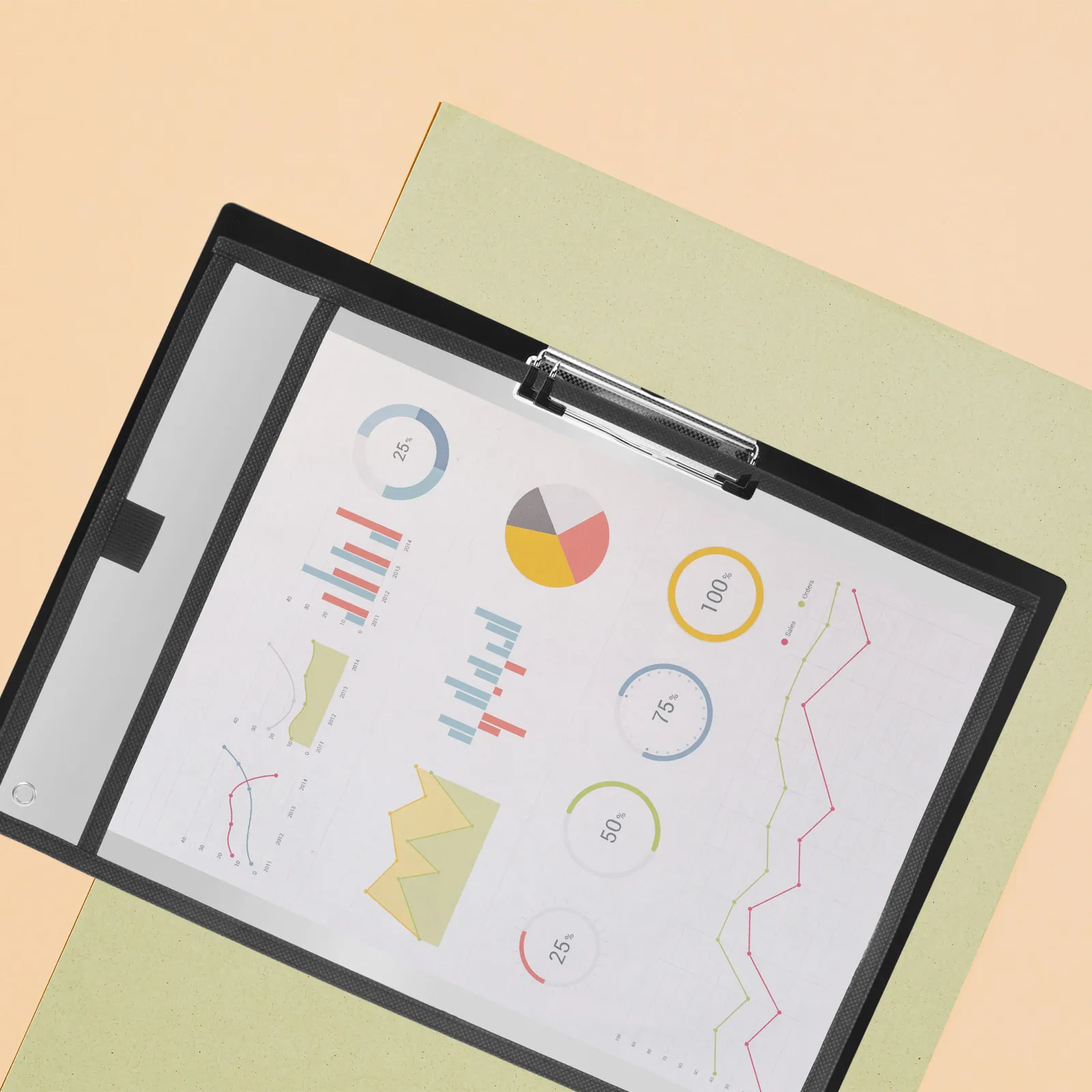 6Pcs 투명 PVC 드라이 지우기 포켓 교실 사무실 학교 용품을 위한 대형 재사용 가능한 슬리브 마커 홀더