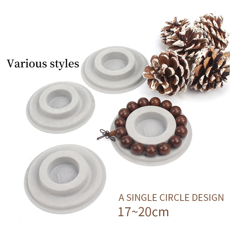 

Gray Flocked Bead Board Bracelet Beading Organizer Jewelry Making Tray WorkBenches Size Measuring Plate Craft Tool Accessories