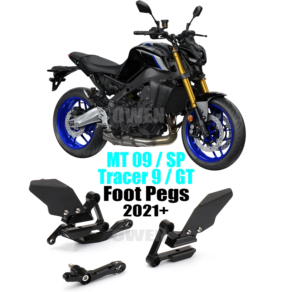 MT09Tracer9MotorcycleFootrestPedalKitsFootRestsAluminum