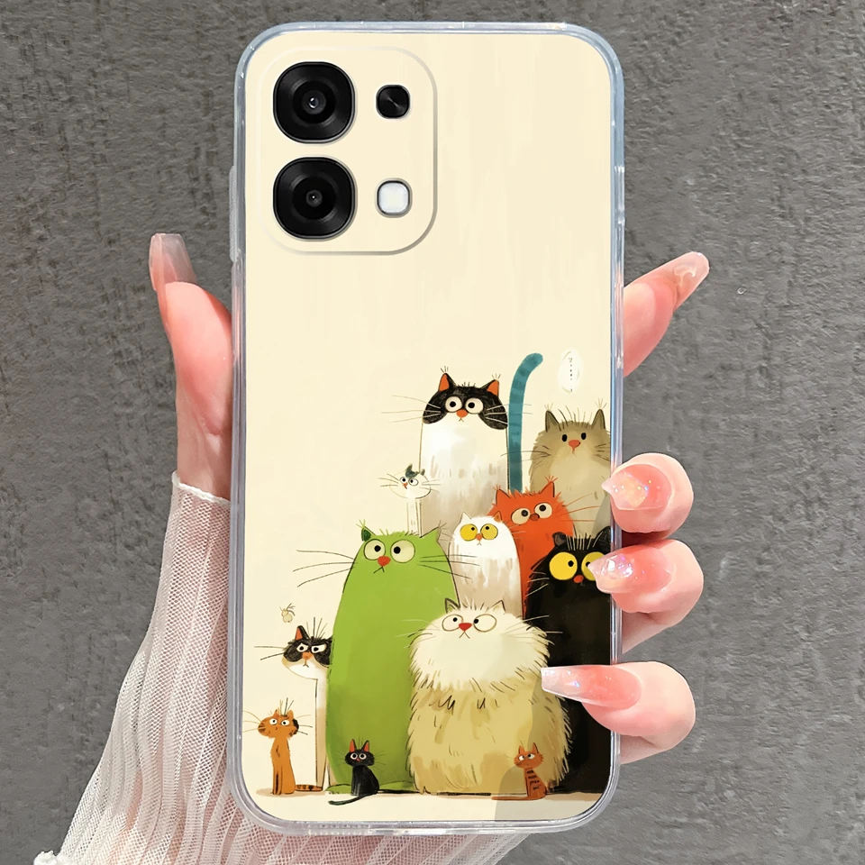 Pretty Butterfly Goldfish Drop-Resistant Lightweight Clear Bumper Case