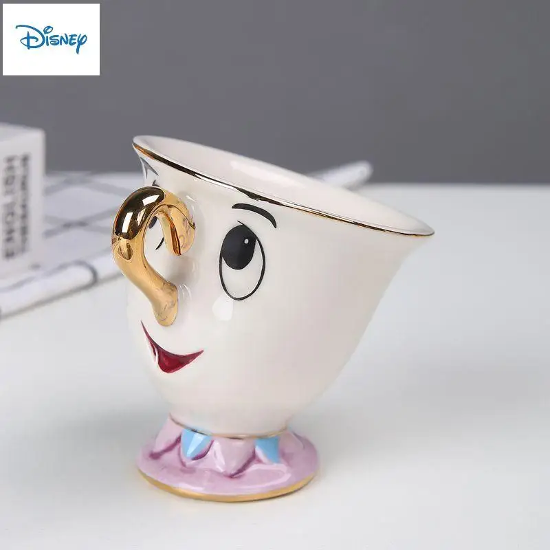 Disney Cartoon Beauty And The Beast Teapot Mug Mrs Potts' Son Chip Cup Tea Set Coffee Cartoon Mug For Friend Gift