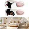 Plush Dachshund Slippers Closed Toe Slippers Anti Slip Warm Slip-on House Shoes Flat Thermal Slippers for Outdoor Indoor Bedroom 2