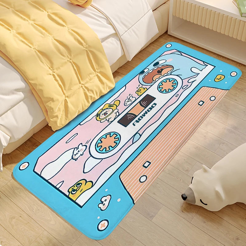 

Carpet for Bedroom Kawaii Tape House Entrance Mat Modern Home Decoration Entrance Door Doormat Washable Non-slip Kitchen Rug