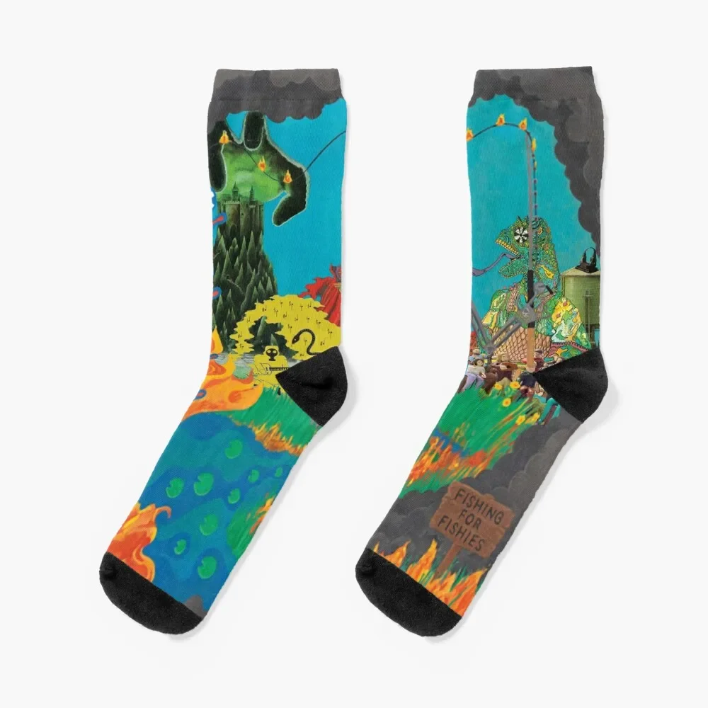 King Gizzard Album Art Collage Socks compression winter thermal Socks For Women Men's king gizzard