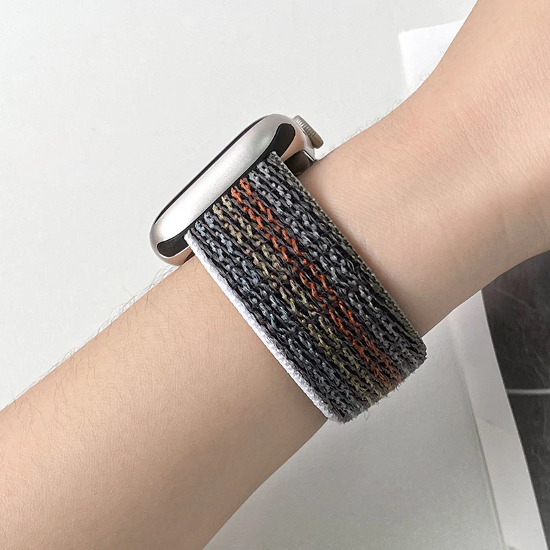 Premium Nylon Loop Strap for Apple Watch - Versatile and Durable Replacement Bracelet