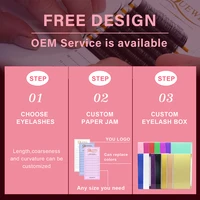 Quewel Private Label Personal Logo Eyelash Extension Free Design OEM/ODM Custom Brand Name DIY Logo Wholesale Your Own Lashes 2