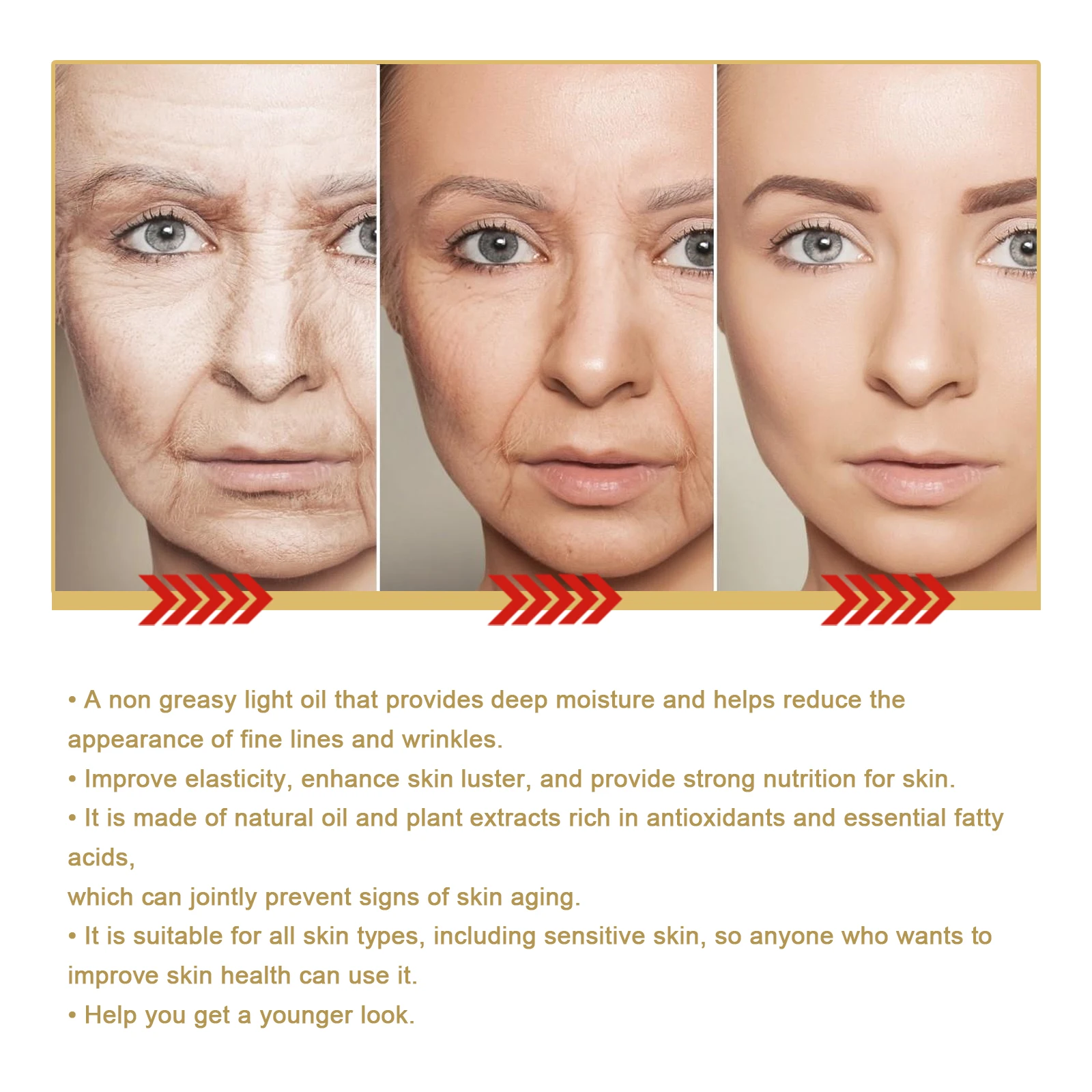 Facial Serum Collagen Boost Anti-Aging Daily Serum Prevent Skin Aging Enhance Skin Elasticity Remove Harmful Substances Pore Shrinking 30ml