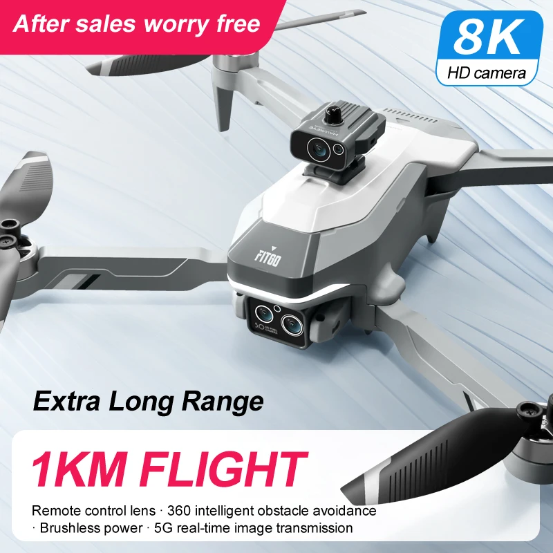 4DRC 미니 M2 PRO GPS 드론, 8K 듀얼 HD 카메라, 4K 전문 와이파이 FPV 장애물 회피, 브러시리스 RC 쿼드콥터 장난감 선물, 신제품