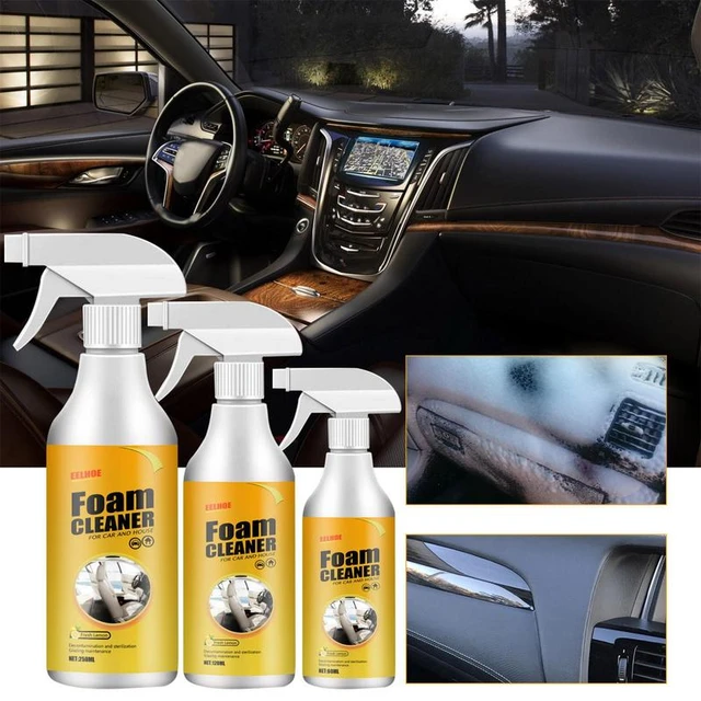 60/120/250ml Multipurpose Foam Cleaner Leather Cleaner Spray Auto Interior  Cleaner Car Seat Cleaner Efficient Cleaning Supplies - AliExpress