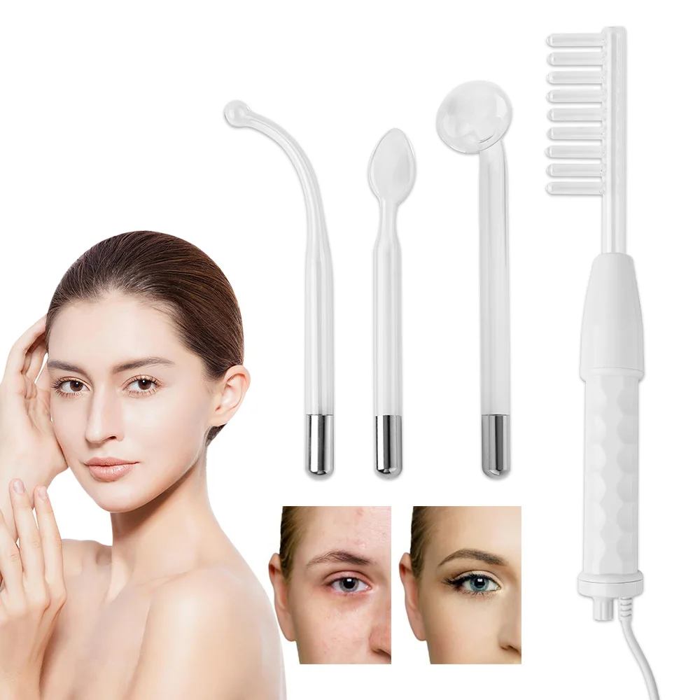 High Frequency Skin Therapy Wand Machine Portable Handheld for Acne Massage Skin Rejuvenation Tightening Wrinkle Reducing Tool