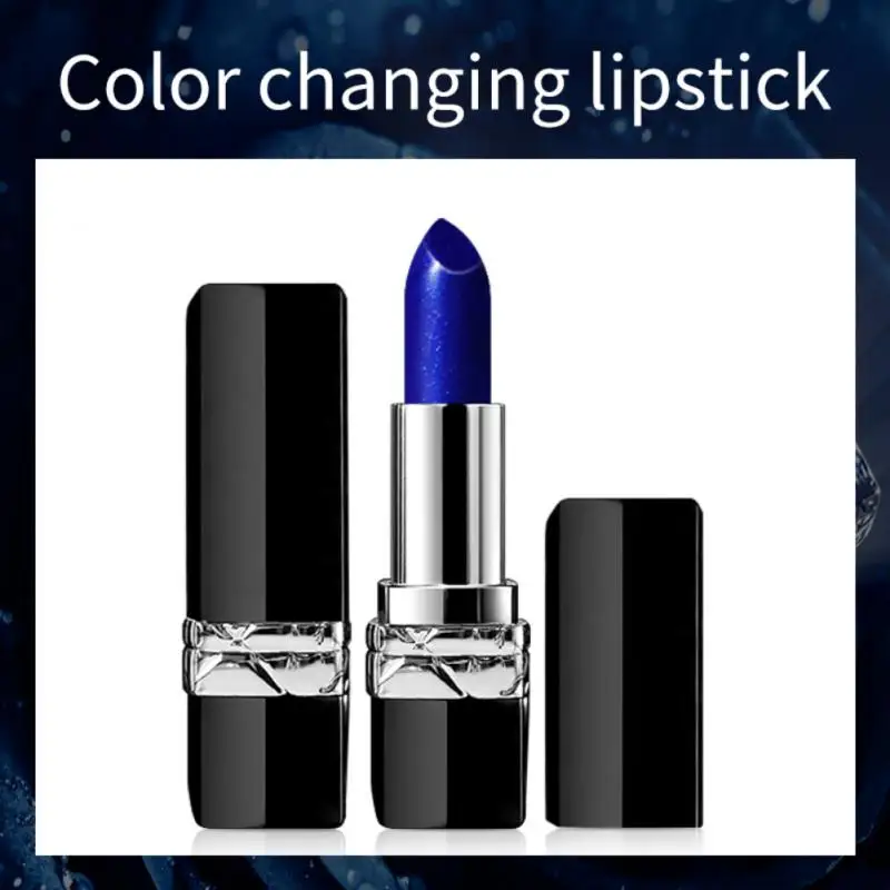

Change Color Lipstick Moisturizing Blue Lip Balm Waterproof Beauty Natural Lip Stick Base Long Lasting Lipgloss Makeup For Women