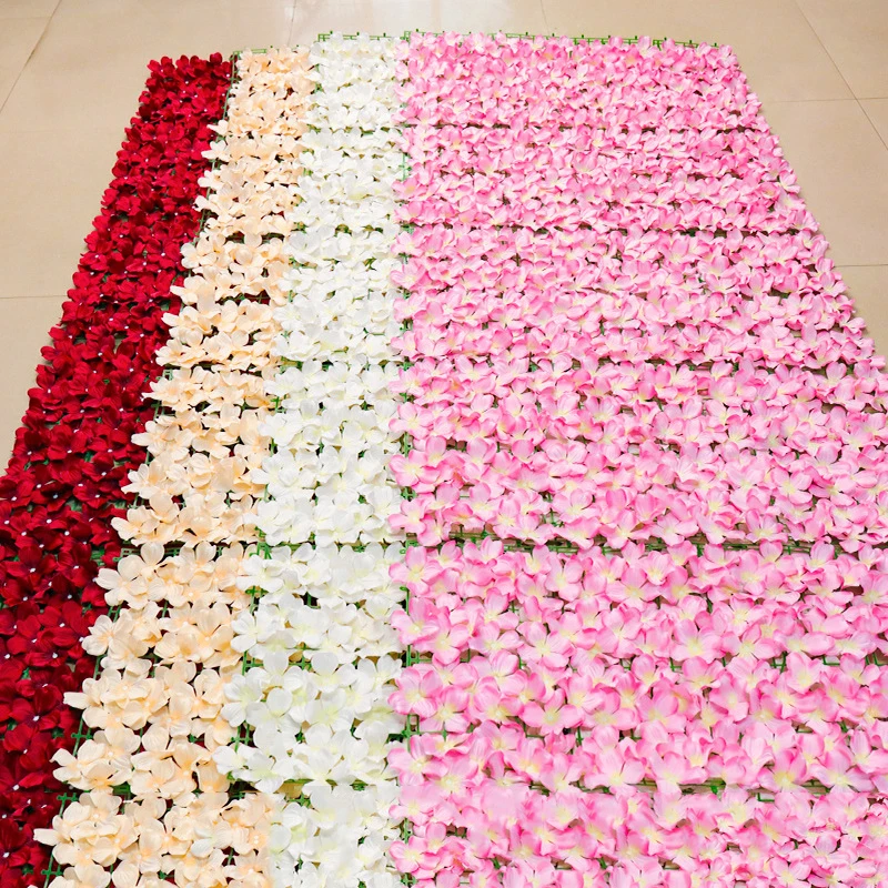 18 Styles Artificial Leaf Flower Fence Screening Trellis Panel Wall Sun UV Protection Fake Garden Yard Stair Landscaping Plant