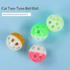 Cat Toys Plastic Hollow Bell Ball Pet Cat Supplies Spherical Toy Cat Love Play Pet Toy