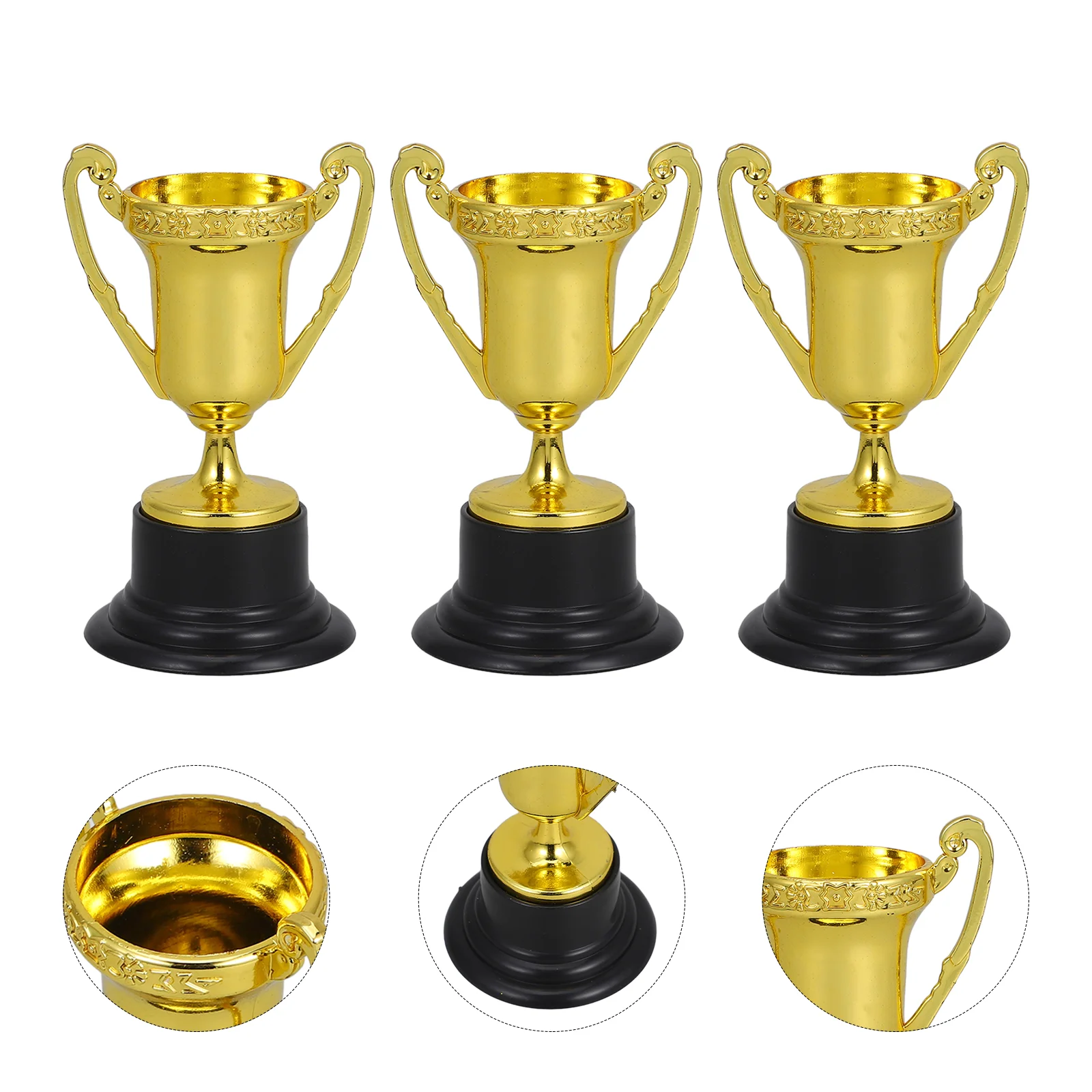 25 Pcs Plastic Trophies Award Trophy Cup Kids Reward Children School Prize Souvenirs Team Sports Educational Supplies