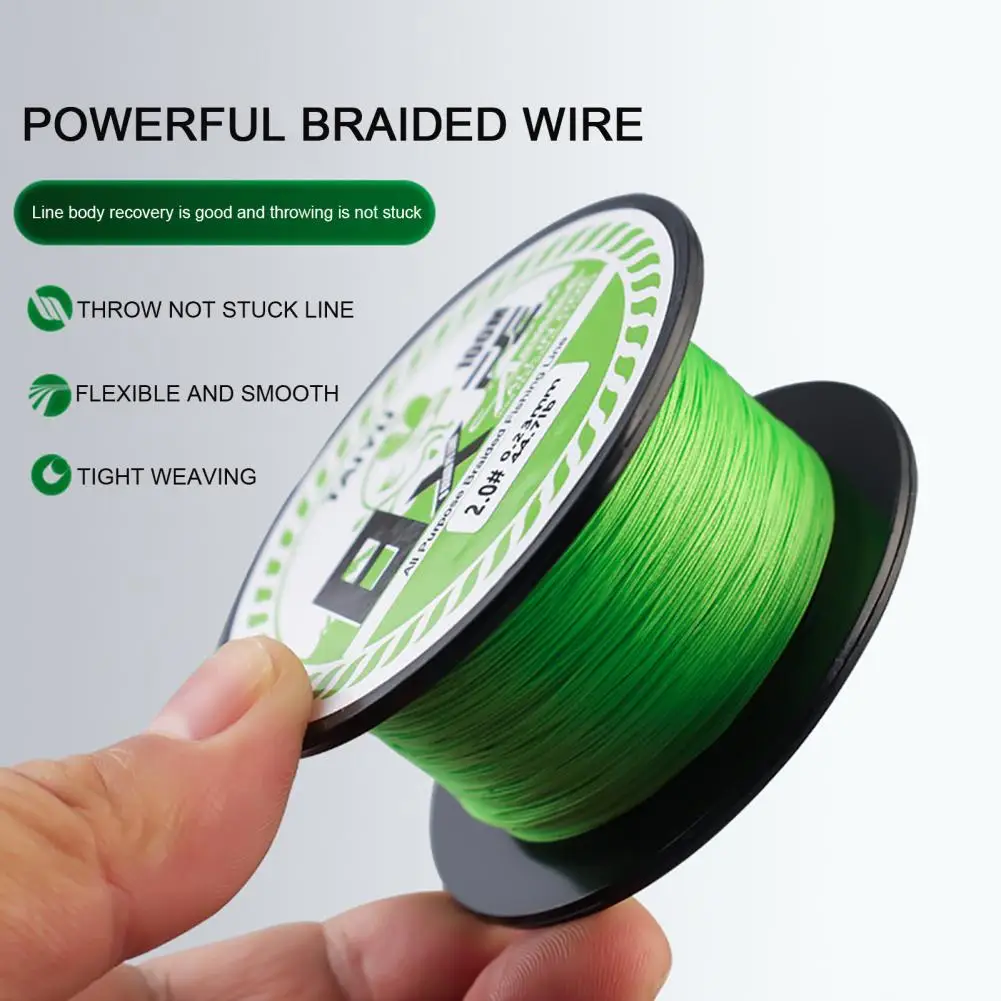 

Износостойкая рыболовная леска, прочная плетеная рыболовная леска для пресноводной рыбалки, износостойкая сверхдлинная гладкая леска