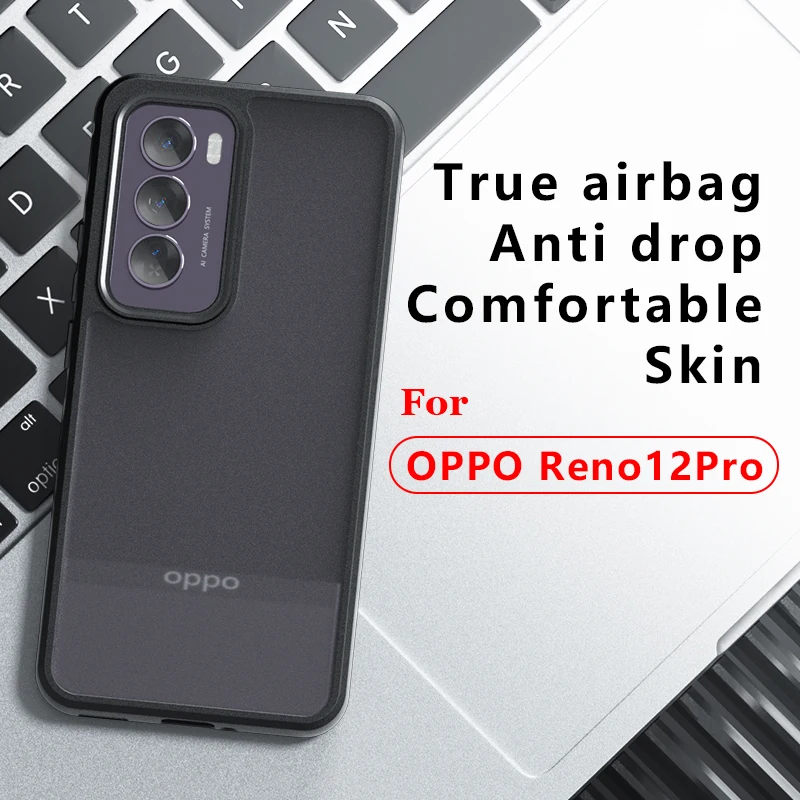 Shockproof Frosted Matte Case with Anti-fingerprint Transparent Cover