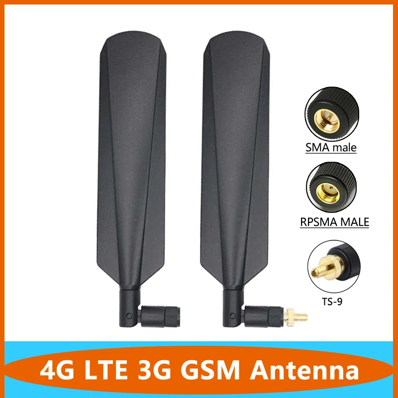 Router Signal Enhance 4G LTE 3G GSM External Aerial Omni WiFi 698~2700Mhz Indoor Wireless Antenna With TS9 SMA RPSMA Male