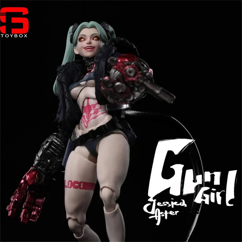 In Stock Romankey X COWL 1/12 Gun Girl Jessica Action Figure 6