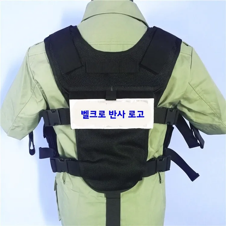 통기성 전술 조끼, 방탄 조끼, 작은 녹색 메쉬 그리드 디자인, 여름 야외 캠핑 여행 장비, 남녀 공용