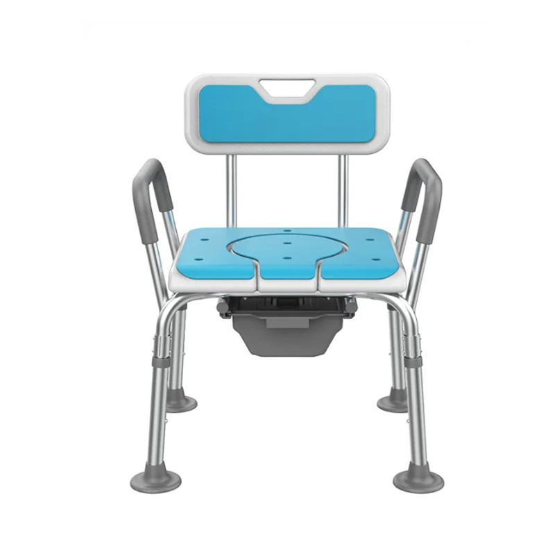 Steel Potty Chair For Adults Reinforced Commode Chair With Bedpan 4