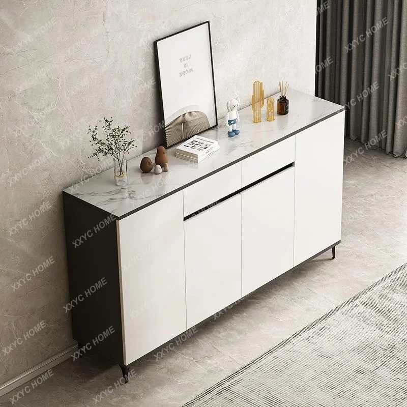 Modern kitchen Living Room Furniture Stainless Steel et Table Sideboard storage White Sideboard Cabinet Luxury Sideboards