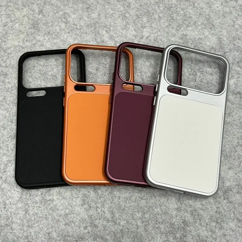 Premium Retro PU Leather Phone Case with Enhanced Camera Protection