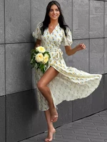 Marie Side Slits Elegant Maxi Dress 12