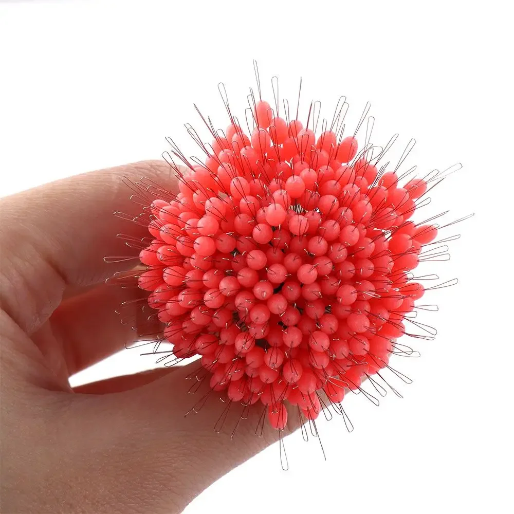300pcs/Pack Cylindrical Oval Rubber Stopper Fishing Connector Fishing Floater Bobber Space Bean Silicone