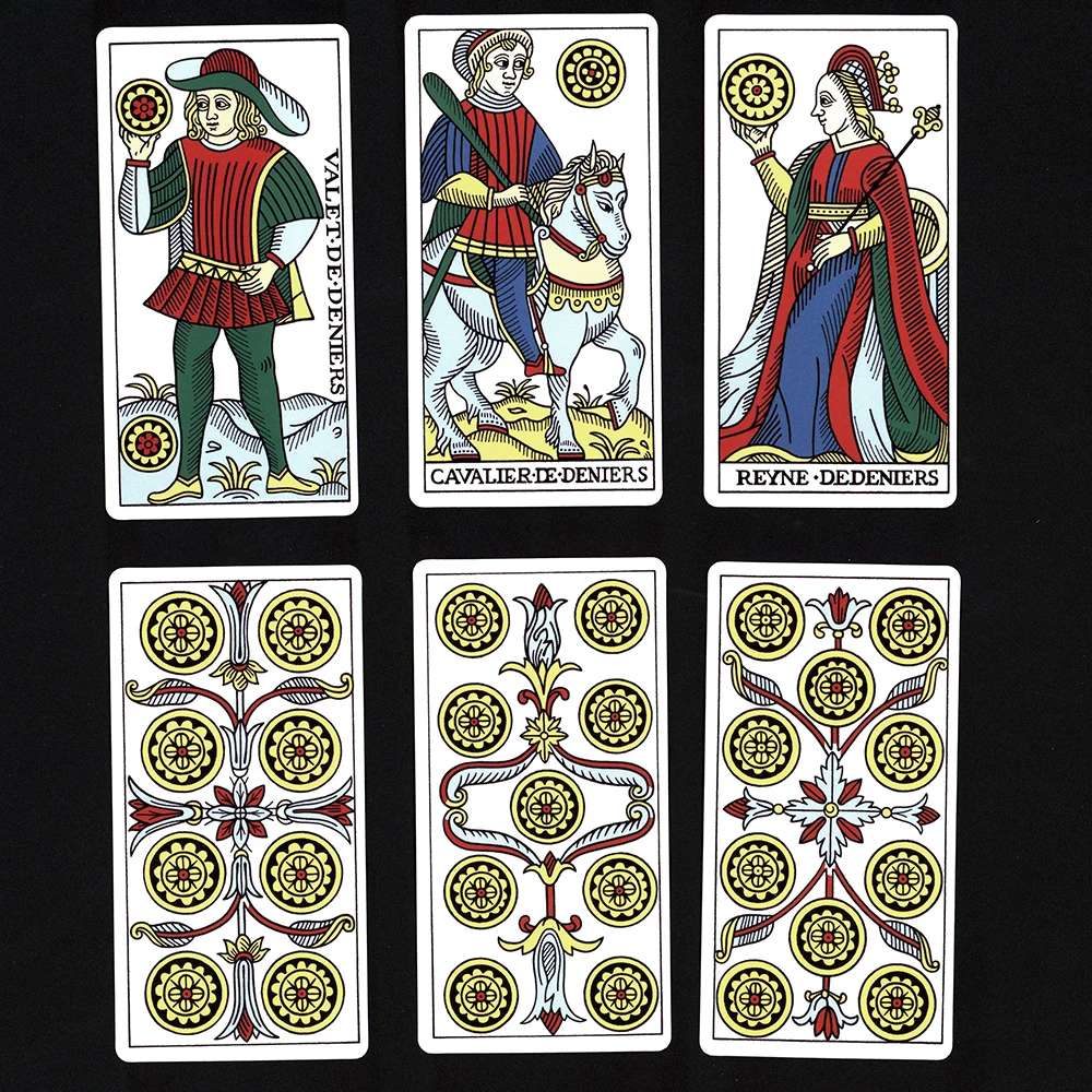 6 De Deniers Tarot De Marseille Cartes De Tarot De grande taille, Tarot De marseille, Tarot ot, avec livre  guide, Tarot pour débutants | AliExpress