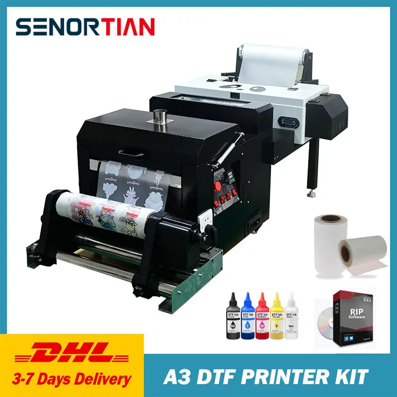 A3 Dtf Printer T Shirt Printing Machine Epson L1800 R1390 Dx5 Dtf