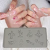 1Pcs Baroque White Horse 3D Acrylic Nail Mold 4*2CM Silicone Stamping Plates DIY Retro Style Resin Mold for Jewelry Making Decor 3