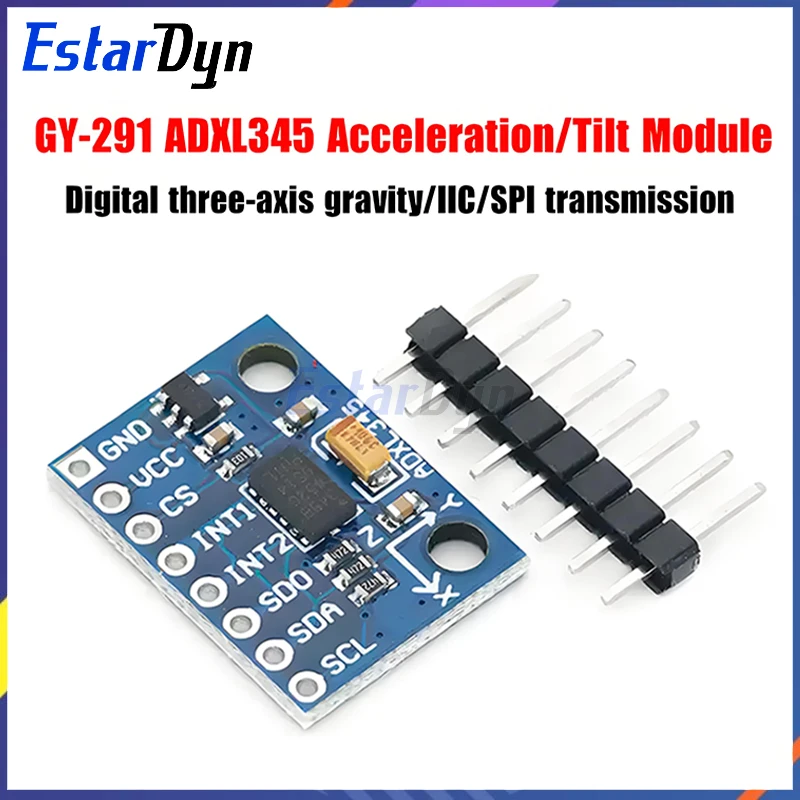 ADXL345 Accéléromètre 3 Axes ±16g I2C/SPI pour Drone