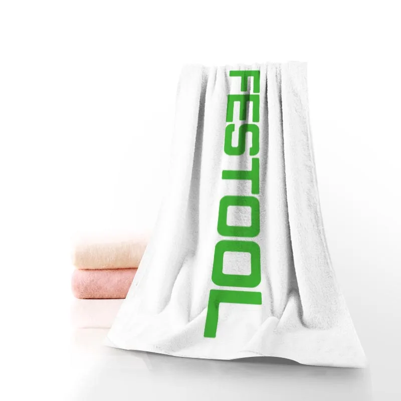 Festool Logo Towel Printed Cotton Face/Bath Towels Microfiber Fabric For Kids Men Women Shower Towels 70X140cm 2