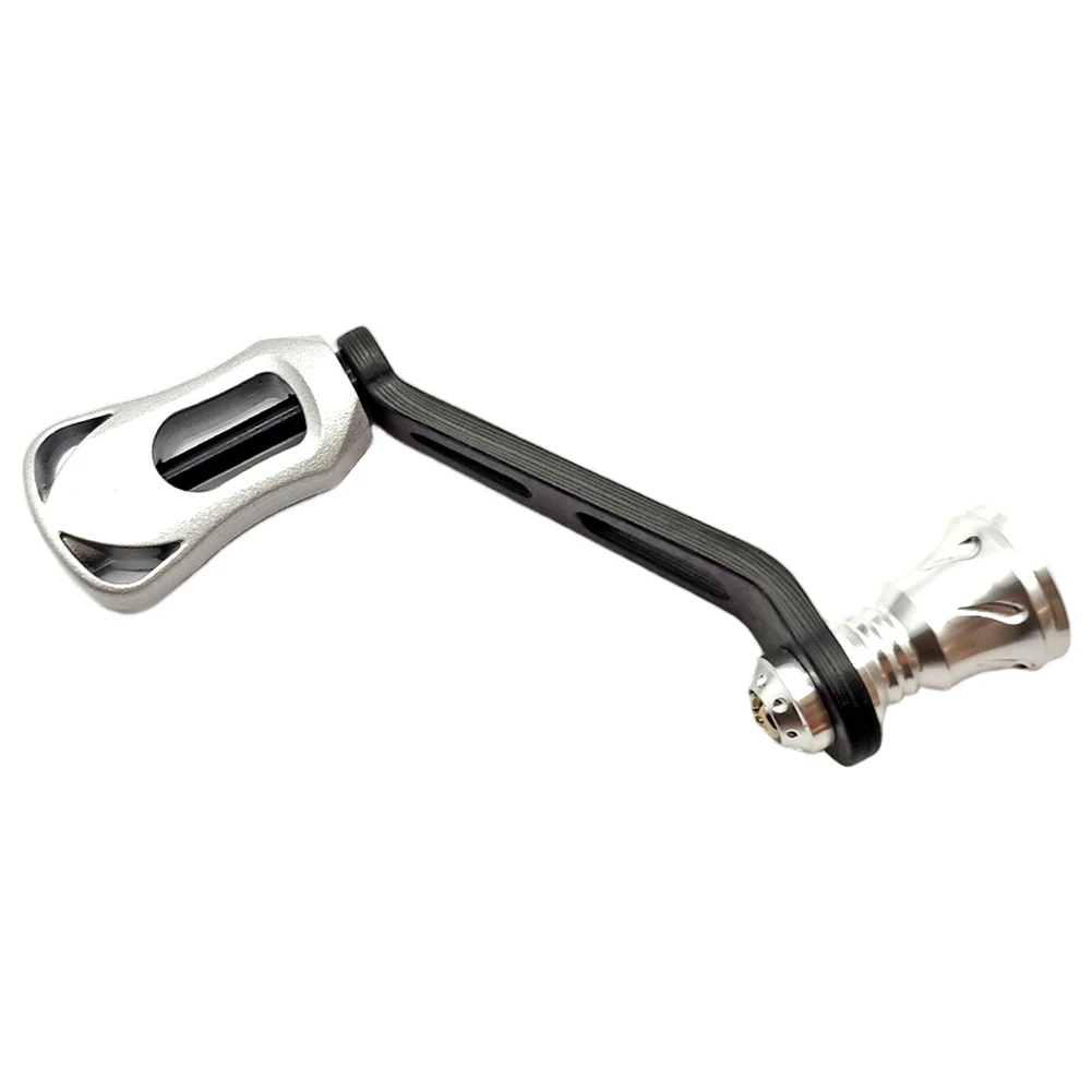 70MM Carbon Faser Knopf Einzigen Griff Für Daiwa Für FUEGO Rocker Arm Griff Schraube In Spinnings Reel Ersatz Angeln werkzeuge – Detail 7