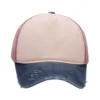 Custom Logo Baseball Cap Washed Hole Peaked Caps Women Summer Mesh Adjustable Dad Hat Men Outdoor Sport  Classical Trucker Cap 4