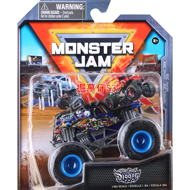 モンスタージャム 1:64 スケールダイキャスト合金トラック