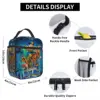 Dog Man Dogman Movie 2025 Comic Merch Insulated Lunch Bag For School Office Food Storage Bag Portable Thermal Cooler Lunch Boxes 6