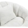 Bean bag sofa, , giant chair, round lazy sofa with wide backrest for living room, reading room, bedroom 6