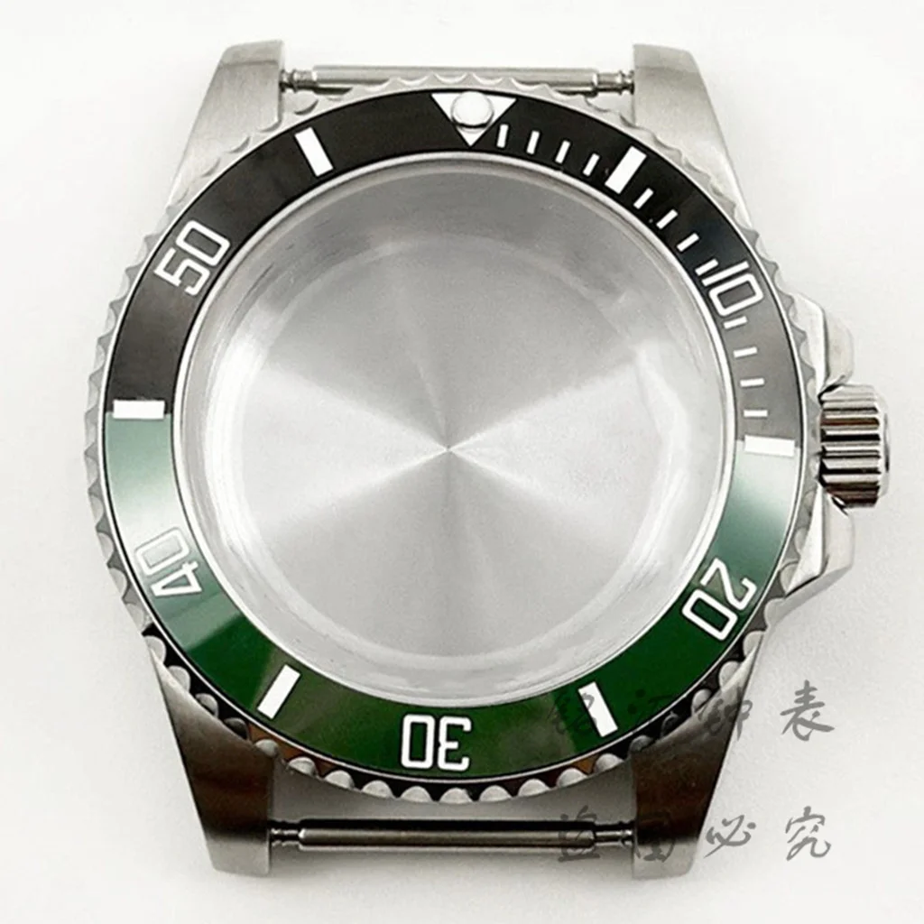 Deep Blue Bezel 40MM Diver Watch Case with Waterproof Sapphire Crystal