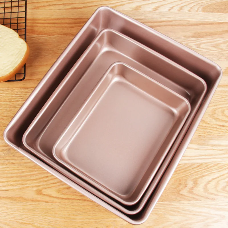 Rectangular Baking Non-stick Tray  Carbon Steel Pastry Box Bakeware -  Rectangular - Aliexpress