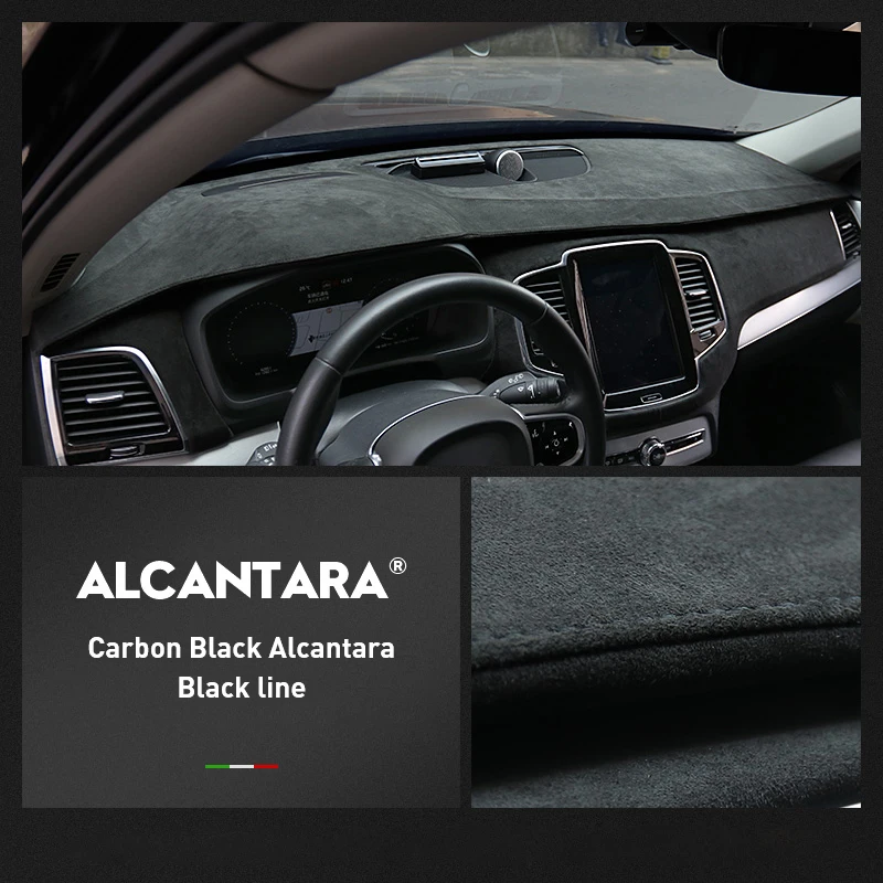 Alcantara Car Dashboard Covers for Volvo S90 Car Accessories Dashboard
