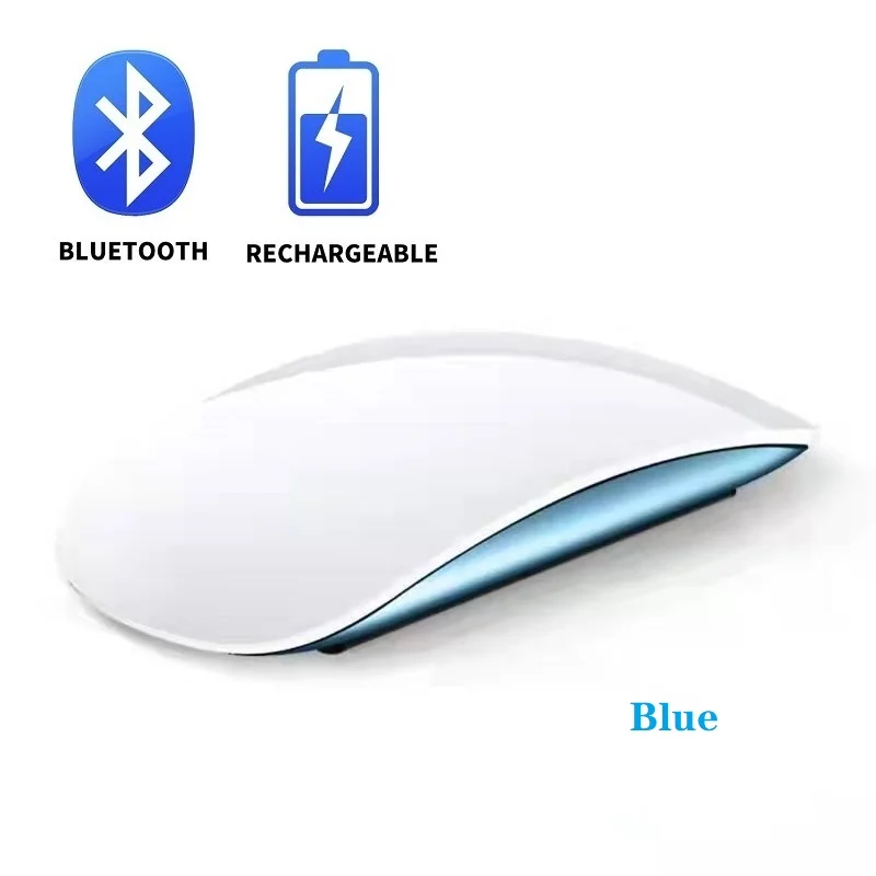 best wireless mouse Bluetooth Mouse Wireless Mouse Rechargeable Silent Multi Arc Touch Mice Ultra-thin Magic Mouse For Laptop Ipad Mac PC Macbook white wireless mouse Mice