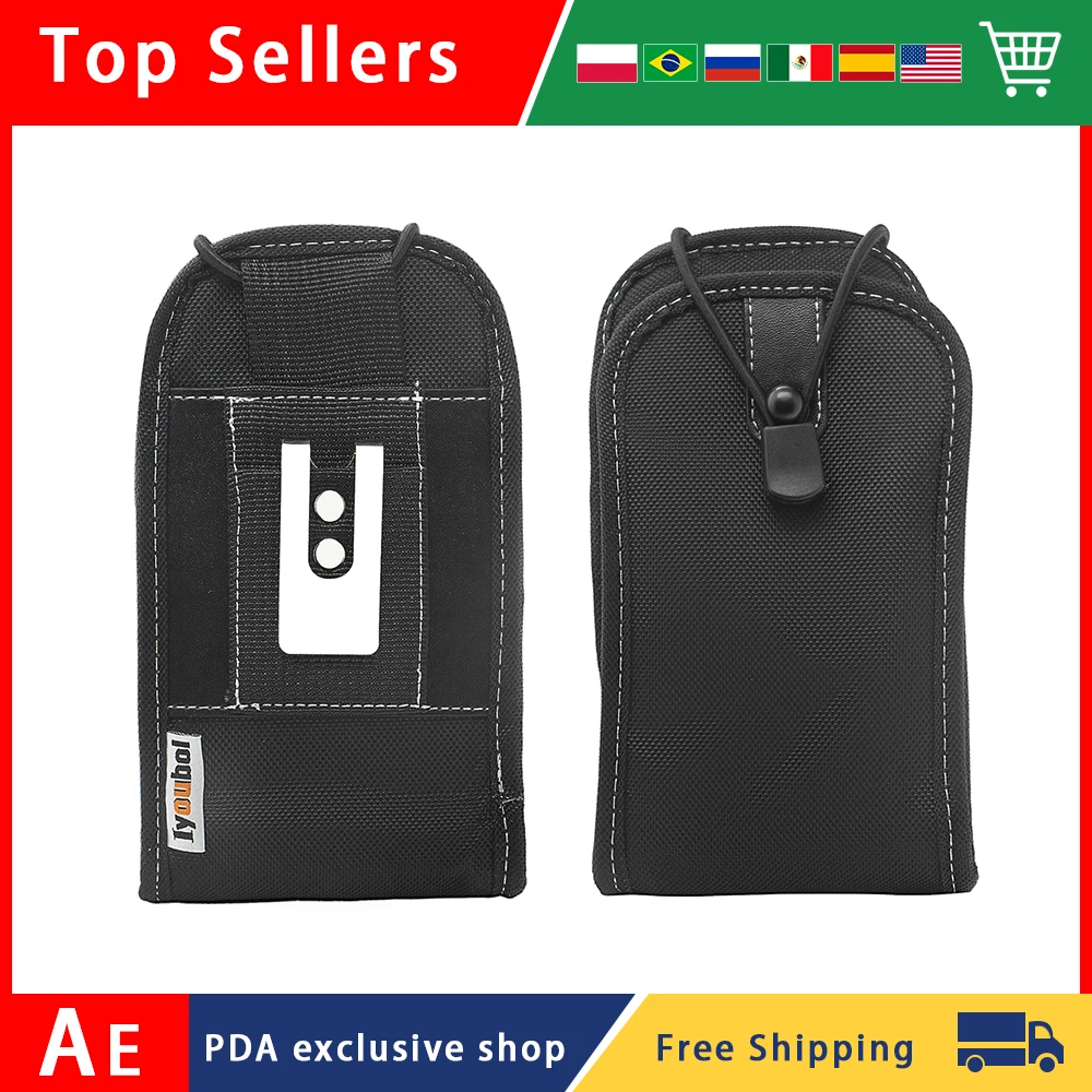 Estojo de Couro com Cinto para Zebra Motorola Symbol Tc51 Tc510k Tc56