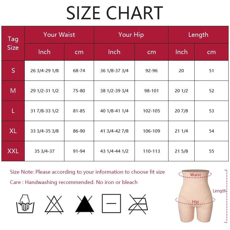 Description Picture 3 of itemHigh Waist Butt Lifter Slimming Underwear Body Shaper Women Shapewear Tummy Control Panties Thigh Slimmer Safety Shorts