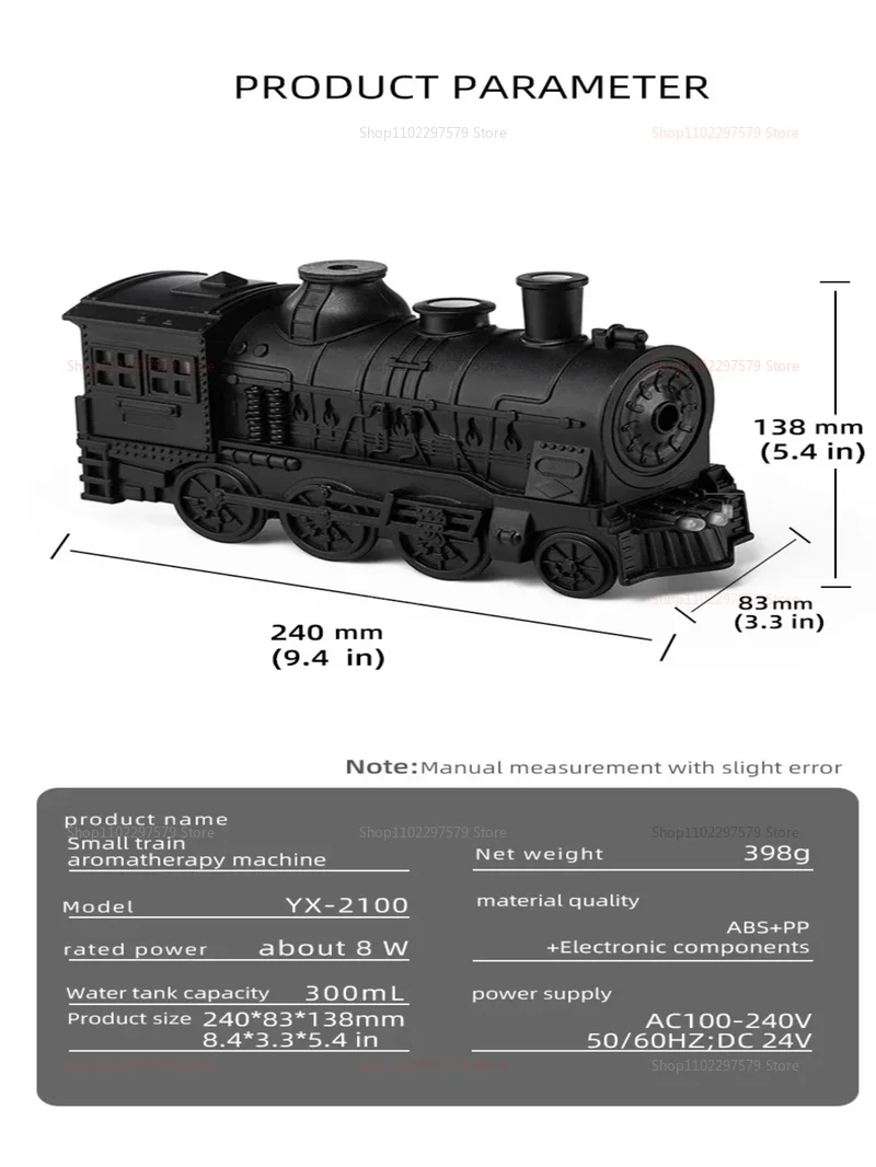 Description Picture 4 of itemTrain Model Air Humidifier With Remote Control Smoke Ring Spray Purifies Air Home Office Decor Gift Aroma Difusor Atomizer